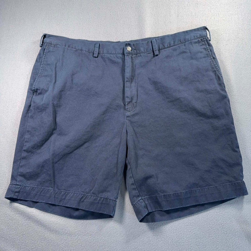 Polo Ralph Lauren Chino Shorts Mens 44 Navy Blue Stretch Classic Fit 44x8.5